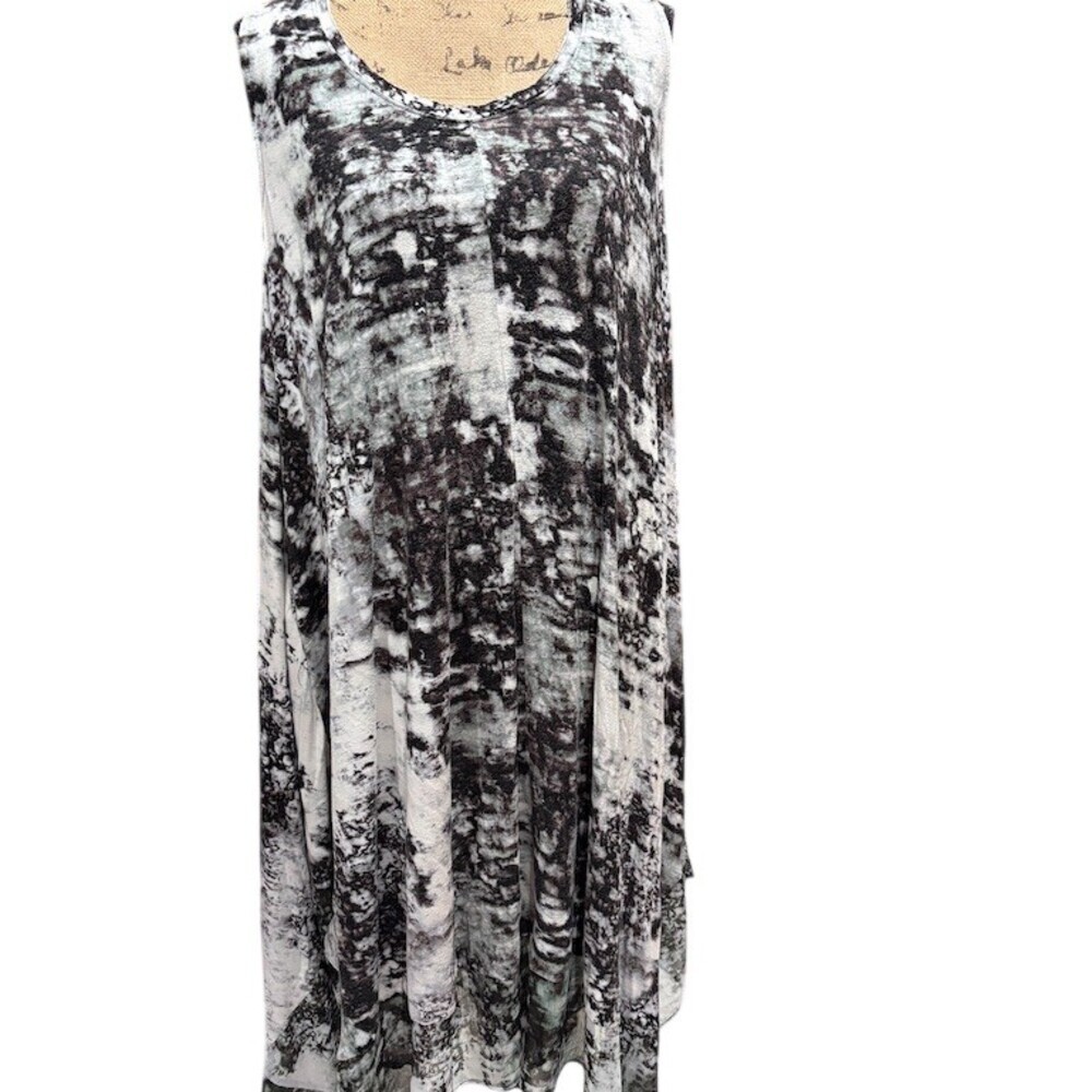 Simply Vera Vera Wang Maxi Dress Womens L Black & White Flirty
